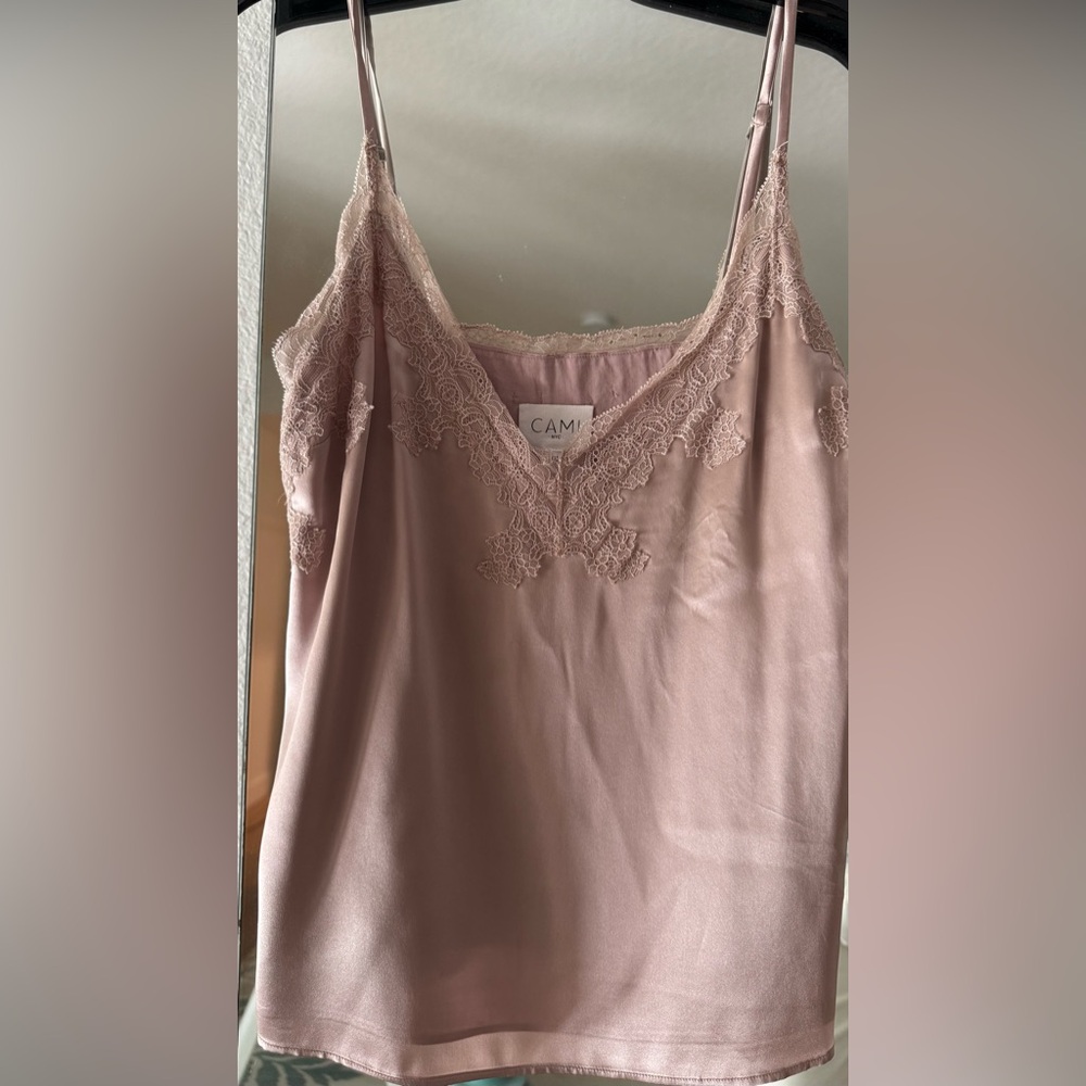 Cami NYC Blush Lace Trim Camisole